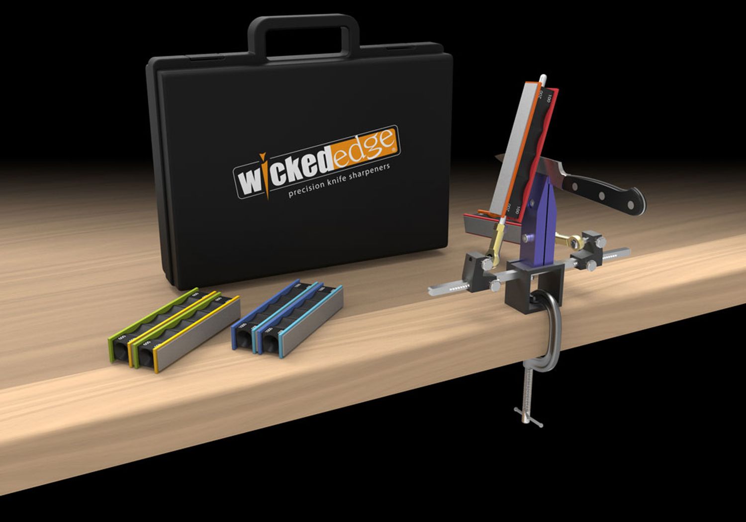 Wicked Edge - WE320 - Generation 3 Pro Sharpener with Case - Sharp