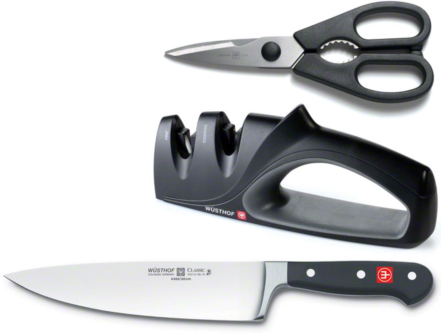 Wusthof Classic 3 Piece Knife Starter Set