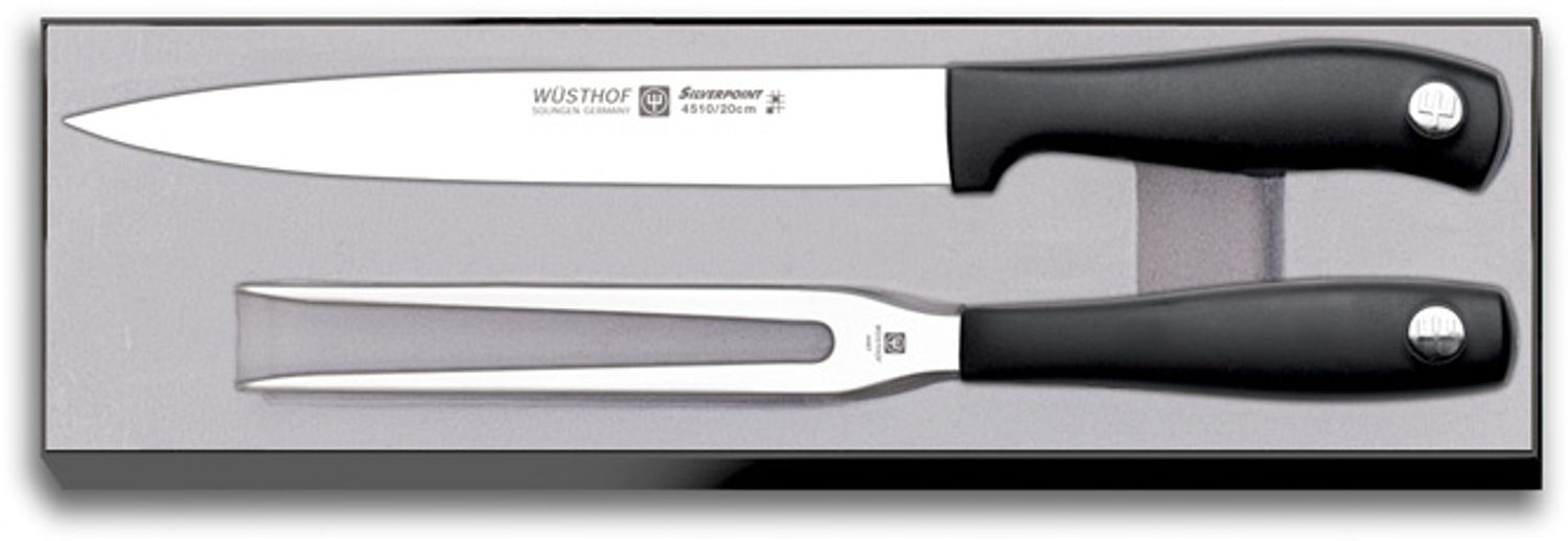 Wusthof Solingen Germany Silverpoint 8 Piece Stainless Knife Set