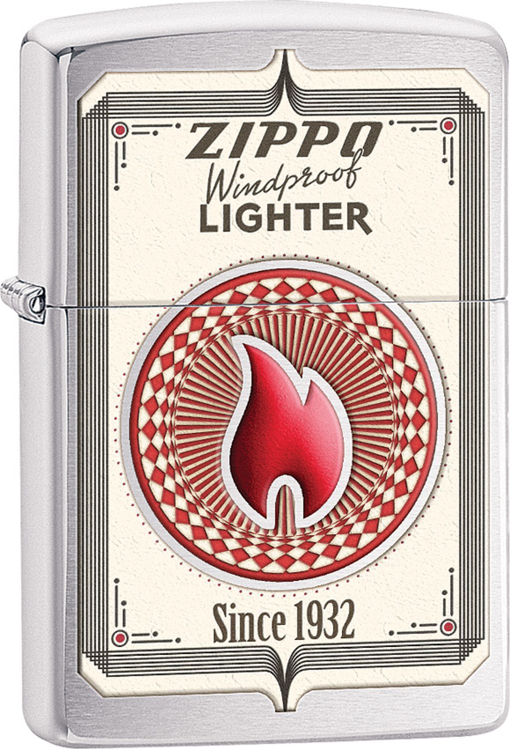 Zippo Lighter, Las Vegas, Dead Man's Hand - Brushed Chrome 80988
