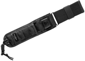 Basketweave Leather Sheath (Black) Fits up to 5 Fixed Blade - KnifeCenter  - SH208