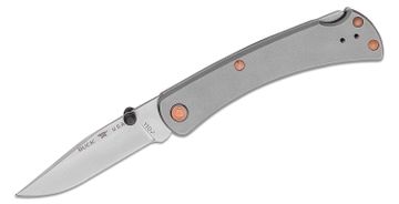 Buck Knives 3.75-in Steel Clip point Pocket Knife in the Pocket