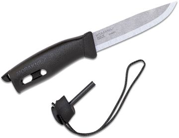 Morakniv 8.5 Companion Stainless Steel Knife Black - Unlimited Wares, Inc