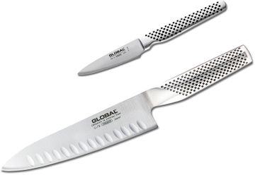 Global G-833890 Classic 3 Piece Kitchen Knife Set - KnifeCenter