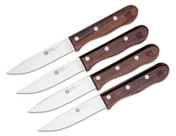 3 Pc Steak Knife Set Serrated Stainless Steel Knives Steakhouse Cutlery  Utensil