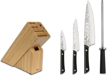 Kai Housewares 5-Piece BBQ Set, From the Makers of Shun; Includes 12-in  Slicing/Brisket Knife, 7-in Cleaver, 6.5-in Boning/Fillet, 5-in Asian