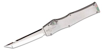 Marfione Custom Knives Hera AUTO OTF Knife 3.125 M390 High Polished Double  Edge Dagger Blade, Black Aluminum Handles - KnifeCenter - 525-MCK