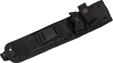 Basketweave Leather Sheath (Black) Fits up to 5 Fixed Blade - KnifeCenter  - SH208