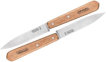 Opinel Kitchen Knife Set, 4 Color Sets, Beechwood Handles, Stainless Steel  Blades