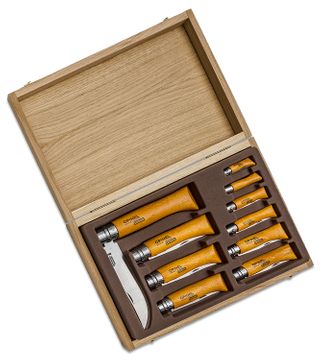 Opinel Paring knives, set of 2 N°102, carbon steel