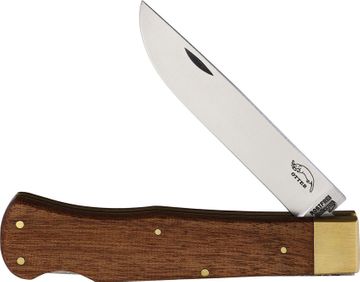Otter-Messer Mercator Brushed Stainless Steel Blade Lockback Pocket Knife -  Pioneer Recycling Services