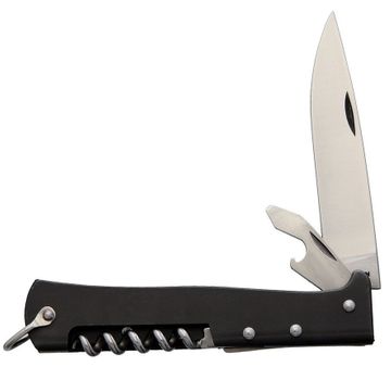 OTTER-Messer Mercator Cat Folding Knife 3.5 Stainless Blade Metal Alloy  Handle