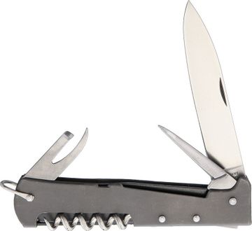 OTTER-Messer Mercator Folding Knife 3.54 1.4034 Steel Blade Steel Powder  Handle - Klinmart