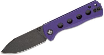 QSP Canary Folder Liner Lock Pocket Knife 14C28N Blade Purple G10