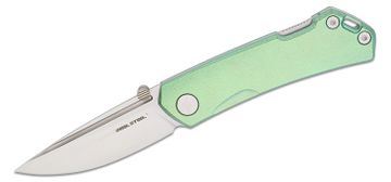 Real Steel Knives Luna Slipjoint Folding Knife 2.76 Balbach Damascus Drop  Point Blade, Green Canvas Micarta Handles - KnifeCenter Exclusive -  KnifeCenter - 9003