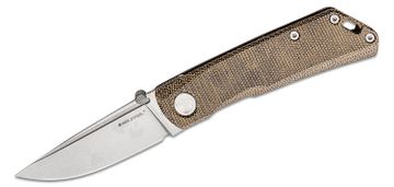 Real Steel Knives Luna Slipjoint Folding Knife 2.76 Balbach Damascus Drop  Point Blade, Green Canvas Micarta Handles - KnifeCenter Exclusive -  KnifeCenter - 9003