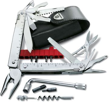  Victorinox Swiss Army Multi-Tool, SwissChamp XLT Pocket Knife,  Ruby : Tools & Home Improvement