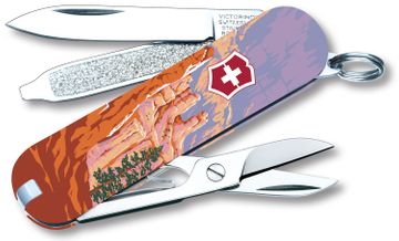 Victorinox Swiss Army Brilliant Classic SD Multi-Tool, Damast, 2.3 Closed  - KnifeCenter - 0.6221.34