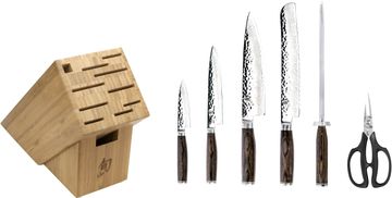 Shun TDMS0310 Premier 3 Piece Asian Flat Kitchen Knife Set, Hammered  Damascus Blades - KnifeCenter - Discontinued