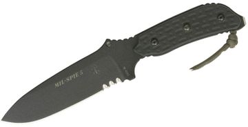 TOPS Knives Filet (Fillet) Knife 8 154CM Tumbled Blade, Black and