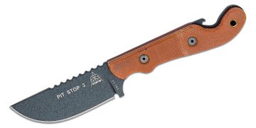 TOPS Knives Backup Fixed Blade Neck Knife (2.38 in. Tumbled) TBKP