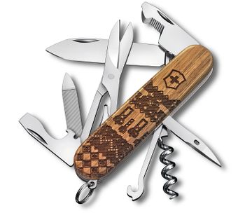 Victorinox Swiss Army 4 Floral Knife, Yellow - KnifeCenter