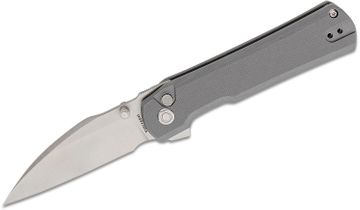 Vosteed Knives RSKAOS Top Liner Lock Flipper Knife 3.46 M390 Black  Stonewashed Wharncliffe Blade, Black Stonewashed Titanium Handles, Hard  Case - KnifeCenter - MHET1