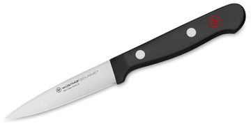 Top Cutlery German Paring Knife 3.25 Stainless Micro Serrated Blade, Red  Handle - KnifeCenter - TC17343R