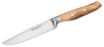 Global SAI-T04 Sai Jumble Steak Knife 4.5 Hammered Blade - KnifeCenter