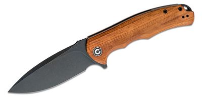 CIVIVI Praxis Flipper Knife Wood Handle 9Cr18MoV Blade