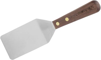Dexter Mini Pancake Turner Walnut Handle 10-1/2 inch Overall Length  Spatula, Made in the USA
