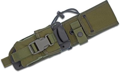 ESEE Knives ESEE-6-MBSP-OD MOLLE Back, Molded Sheath and Pouch Combo, OD Green, Assembled