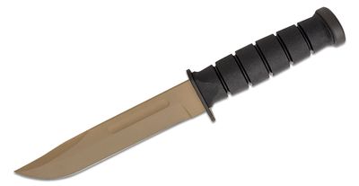 Spartan KA-BAR MagnaCut Black Blade Handle w/ Tan Kydex Sheath