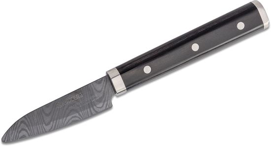 KYOCERA > The versatile nakiri gets the job done! The sharp wide blade  scoops up veggies fast!