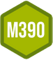 Product Steel Type Badge: M390