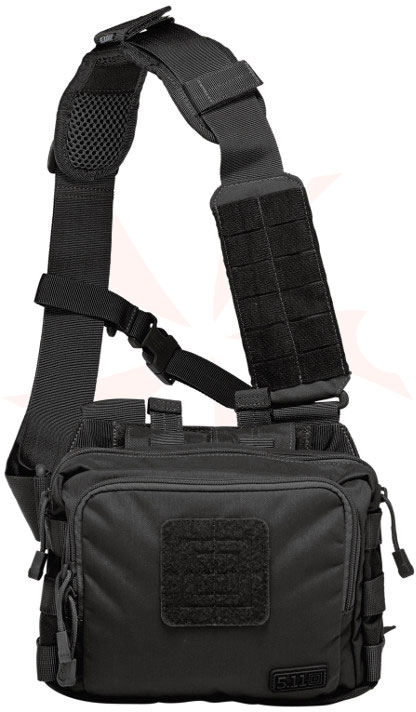 5.11 Tactical 2-Banger Bag, Black (56180-019) - KnifeCenter