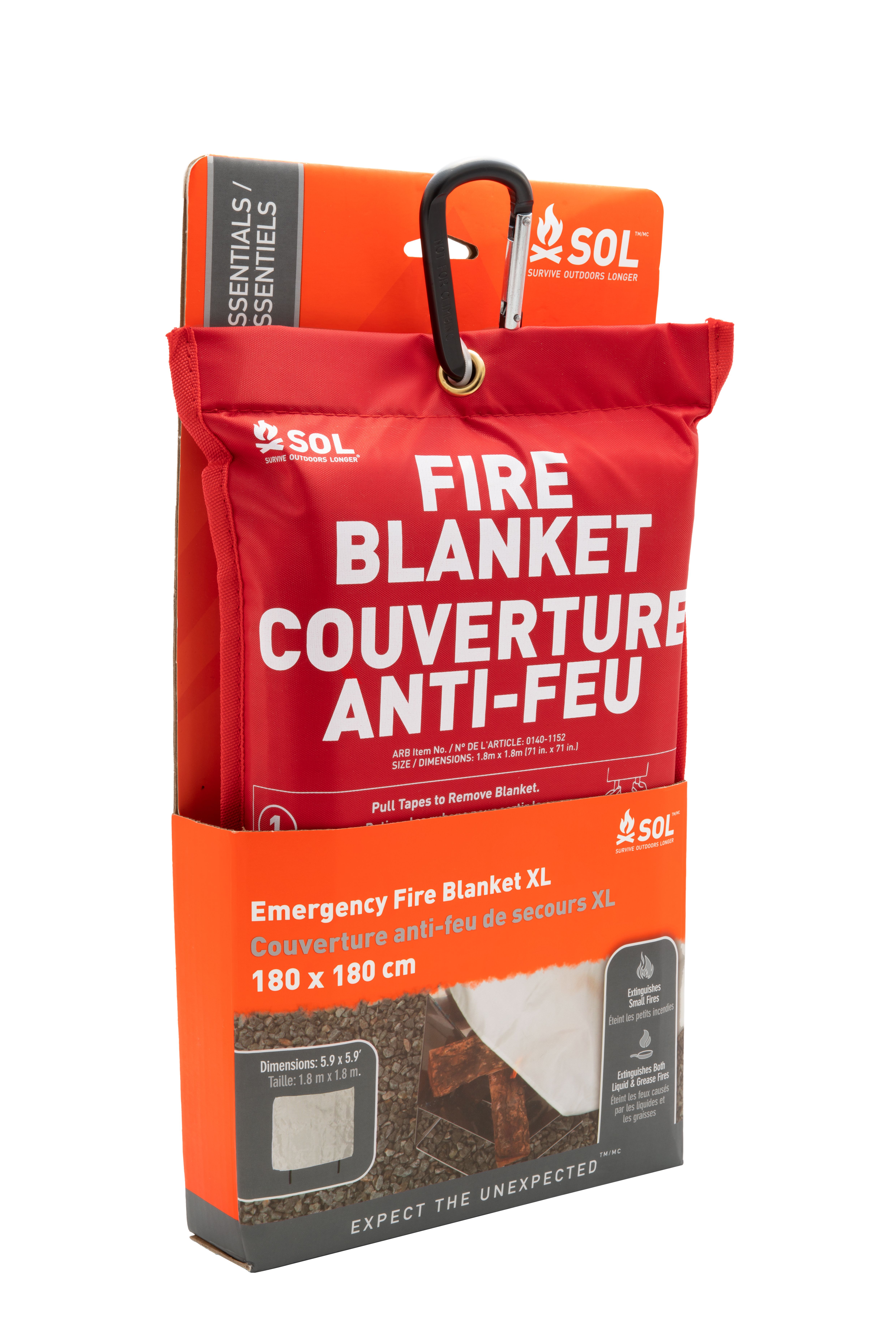 S.O.L. Emergency Fire Blanket XL - KnifeCenter - 0140-1152