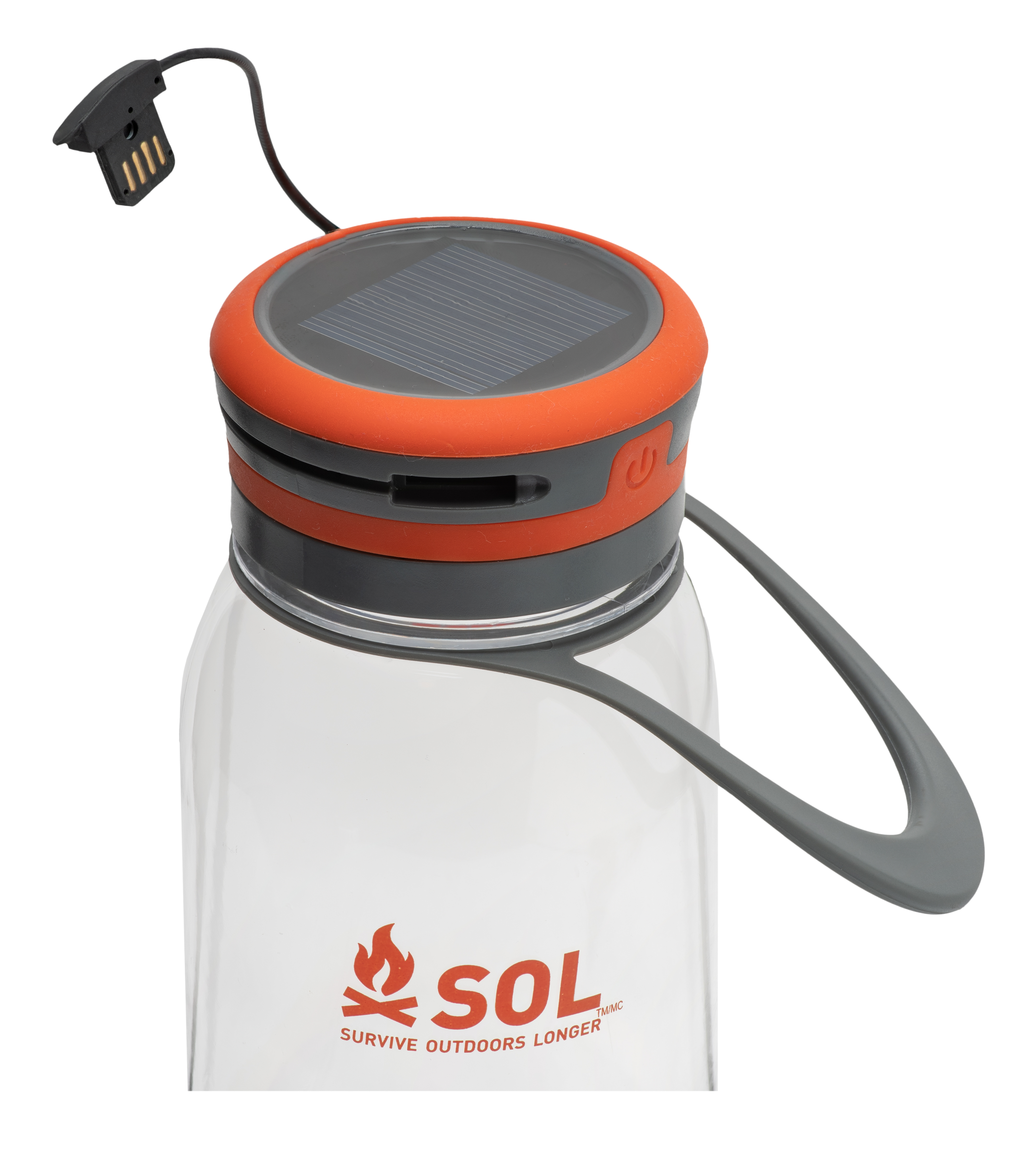 S.O.L. Venture Solar Lantern Water Bottle, 700 mL - KnifeCenter