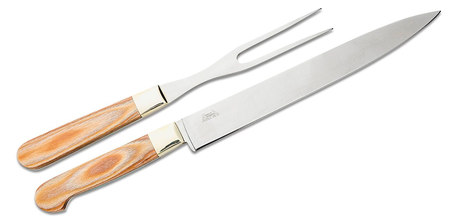 Santa Fe 'Stoneworks - 4 knives set with mother of pearl inlays