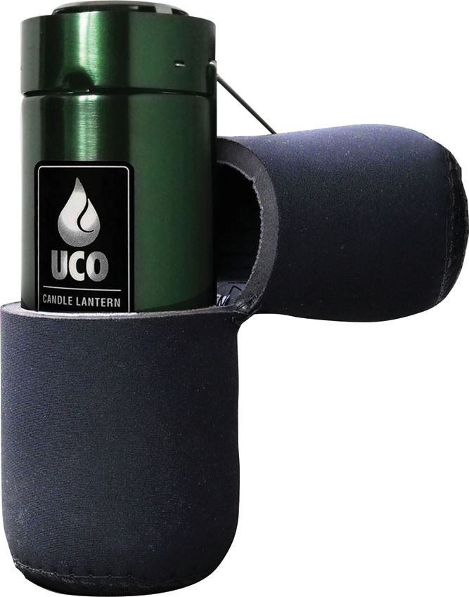 UCO Candle Lantern Cocoon, Black Neoprene - KnifeCenter - L-BAG-CO