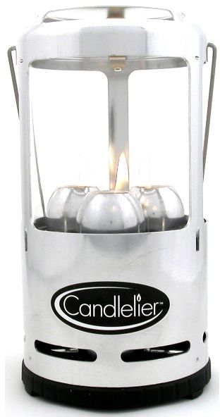 Details about  / UCO Candlelier 3 Candle Lantern Polished Aluminum Construction Stainless Handle