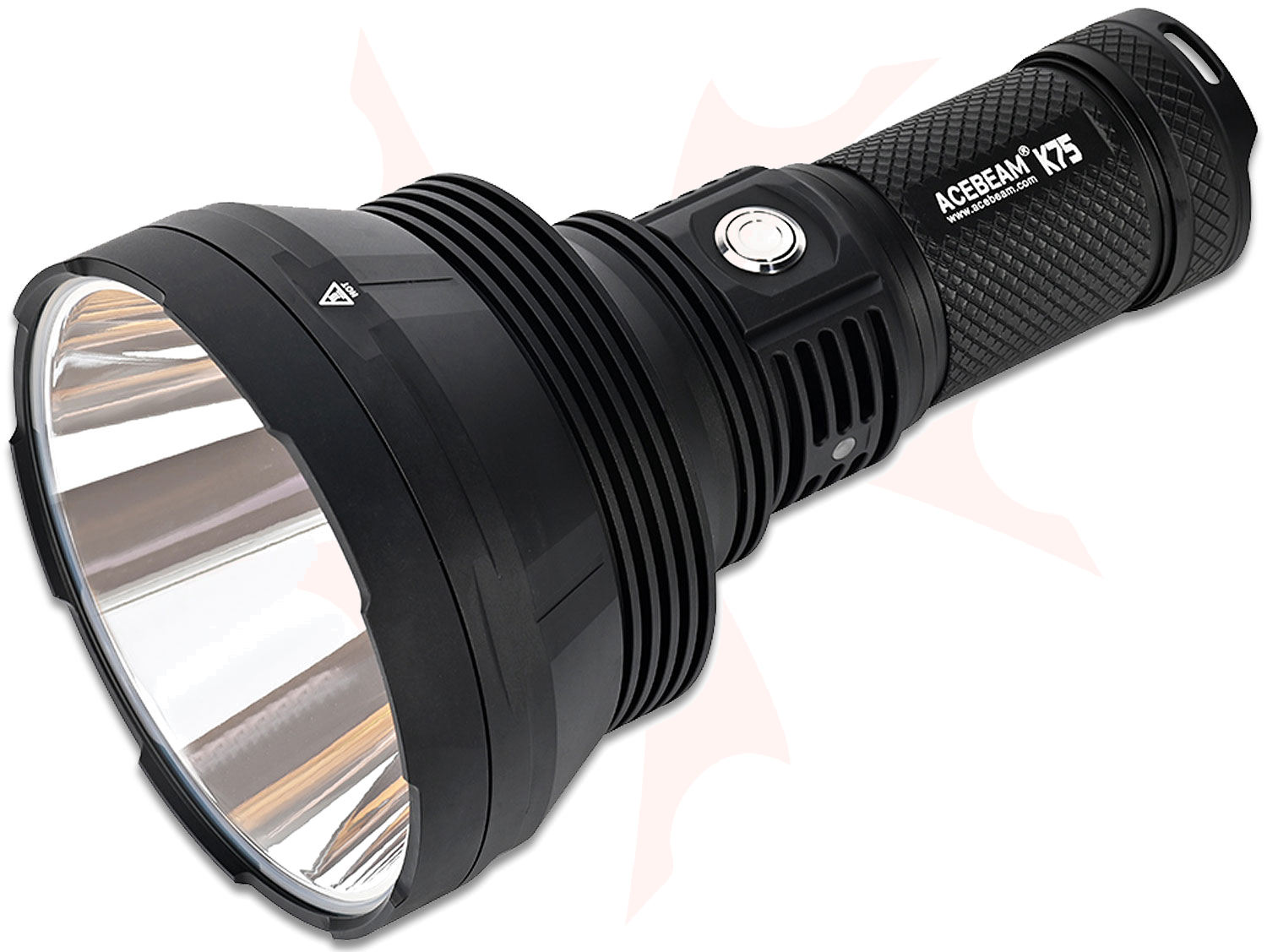 AceBeam K75 LED Searchlight, Black, 6300 Max Lumens - KnifeCenter