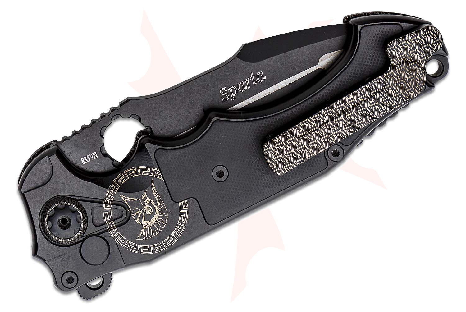Andre De Villiers Knives Alpha-S Spartan Flipper Knife 4.5