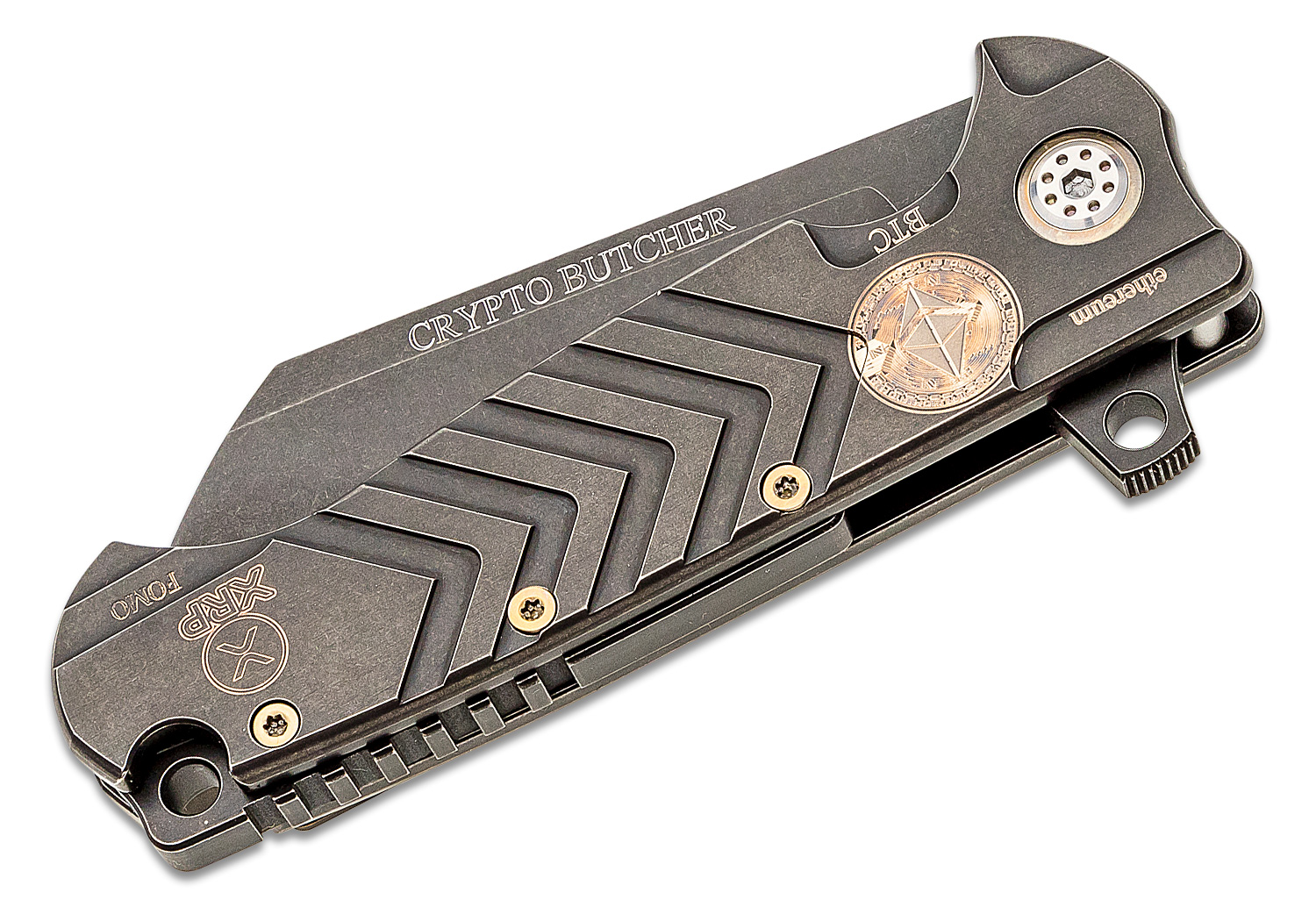 Andre De Villiers Knives Crypto Butcher Flipper Knife 4