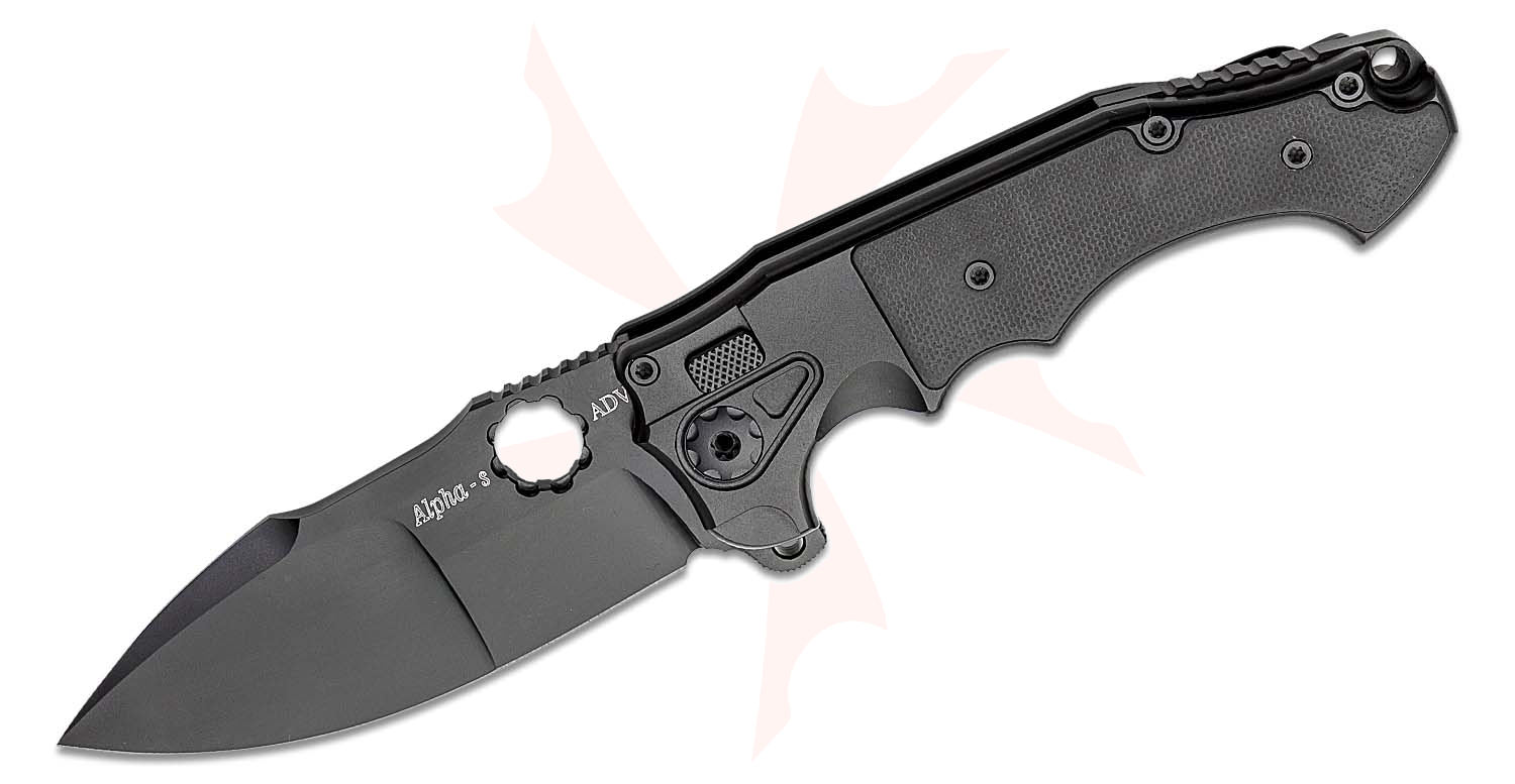 Andre De Villiers Knives Mini Alpha-S Flipper Knife 3.625