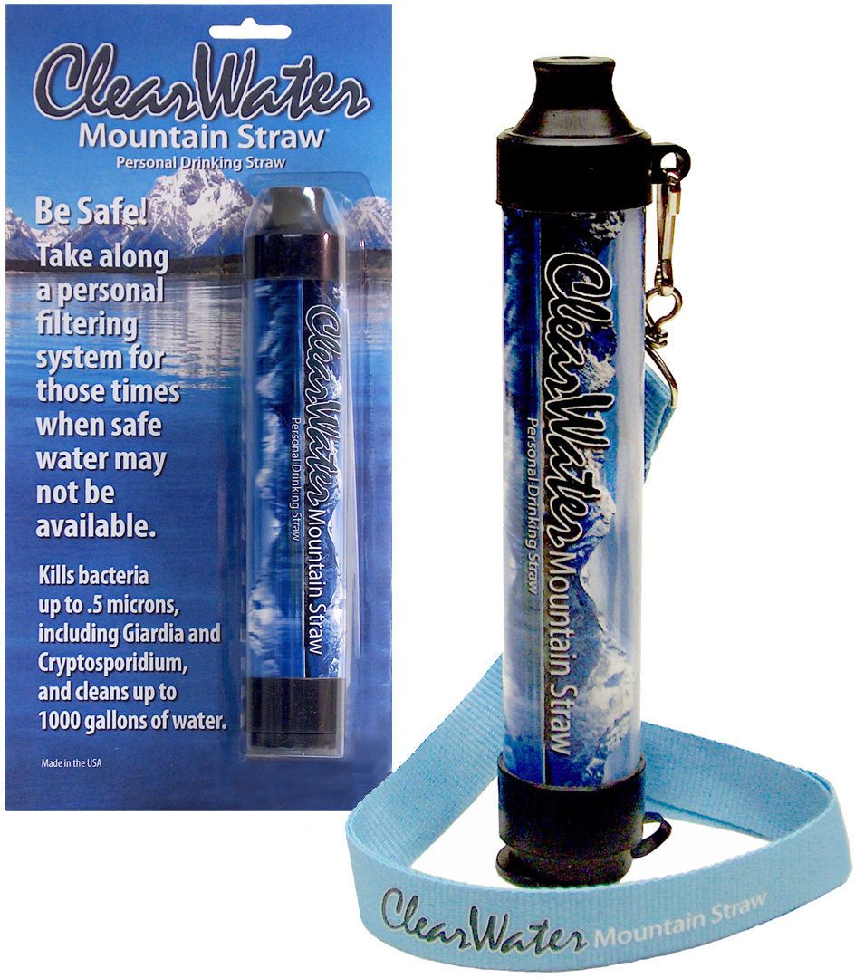 AFI-USA ClearWater Mountain Personal Filtration Straw Purifier - KnifeCenter