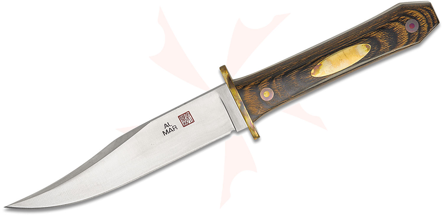 Al Mar Japan Vintage Mini Bowie Fixed Blade Knife 5.125
