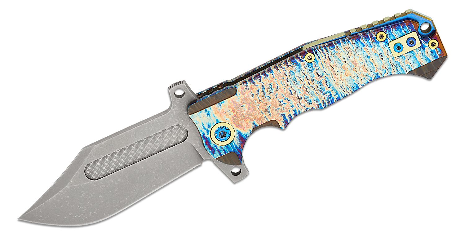 Andre De Villiers Knives Badlands Bowie Flipper Knife 4