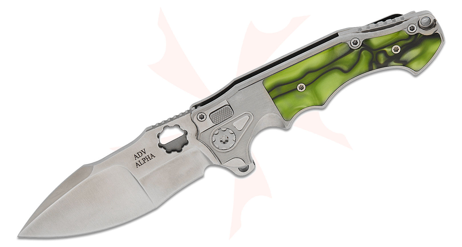 Andre De Villiers Knives Mini Alpha #09 Flipper Knife 3.625