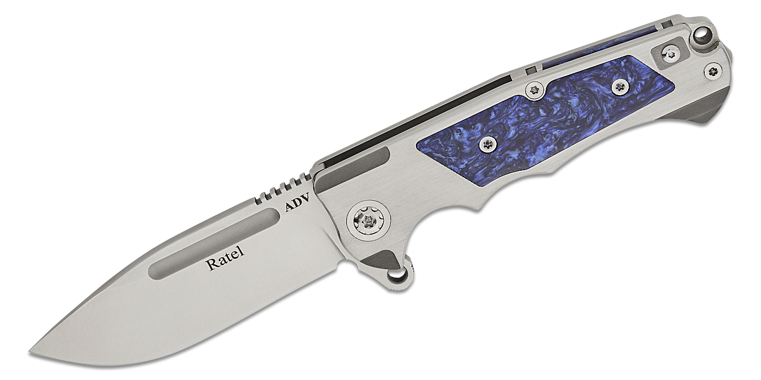Andre De Villiers Knives Mini Ratel Flipper Knife 3.625